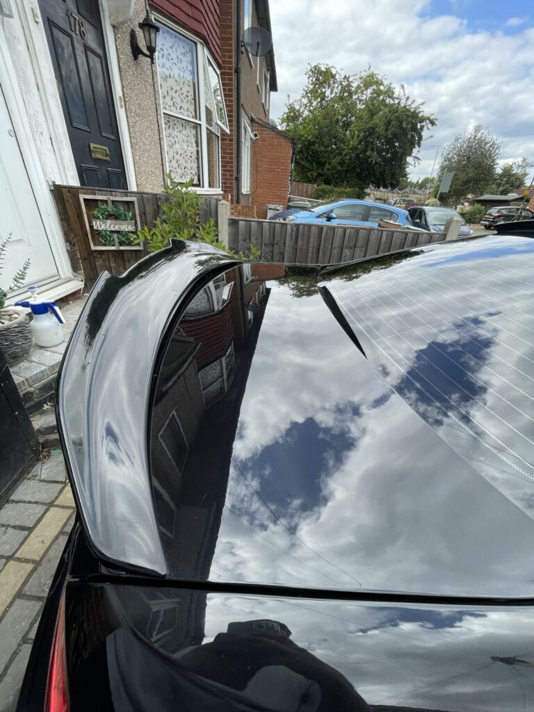 bmw with a shiny, scratch-free finish on an exterior detail in Croydon